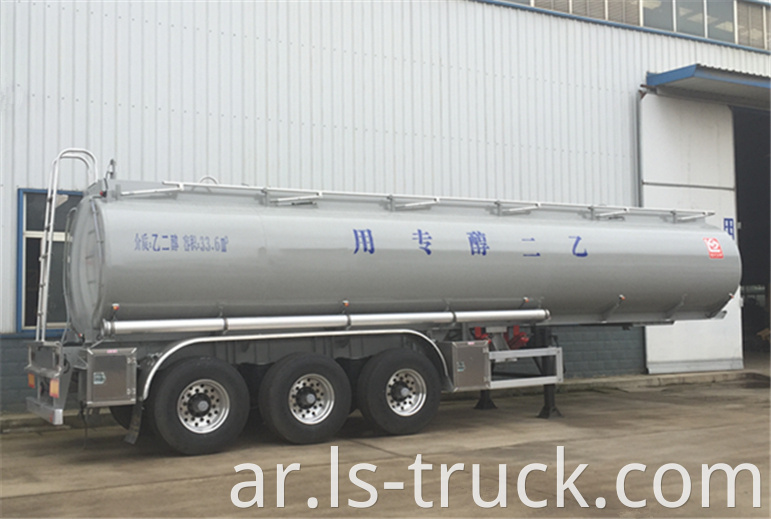 corrosive liquid tank semi trailer